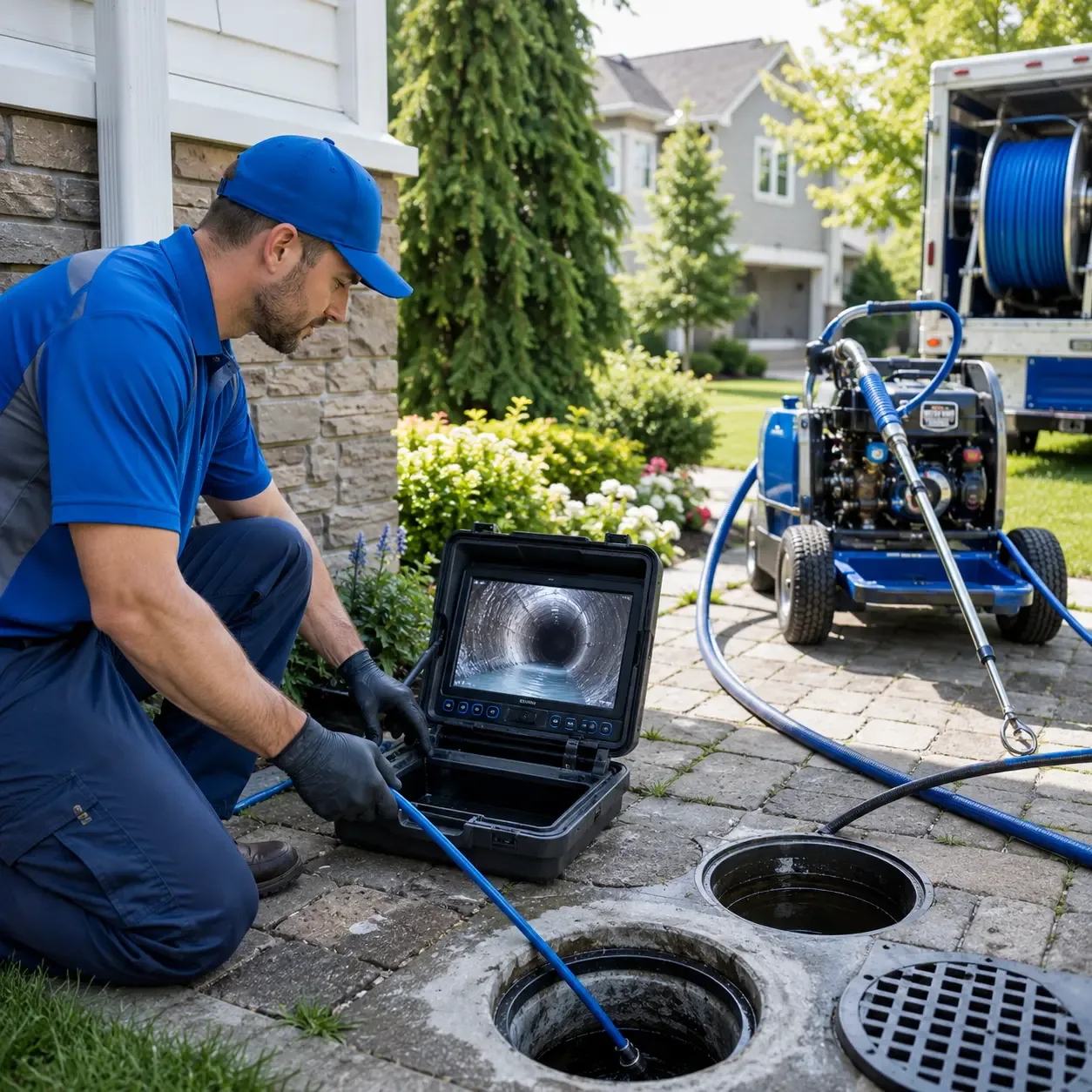 Outdoor drain cleaning professionals serving Madison, WI